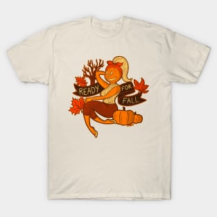 Ready For Fall Pumpkin Gal T-Shirt